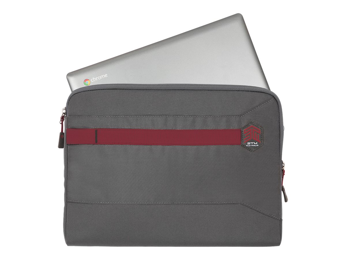 STM Summary Sleeve for 15in Laptop, Granite Grey