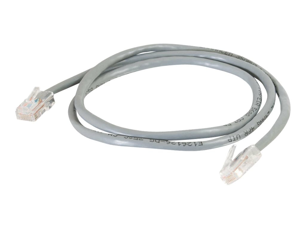 2Ft Cat.5E Non-Boot Patch Cable Gray