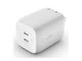 Belkin 65W Portable Dual-Port 2xUSB-C (45W + 20W) GaN Wall Charger Power Adapter - White, WCH013DQWH, 41535681, AC Power Adapters (external) Belkin 65W Portable Dual-Port 2xUSB-C (45W + 20W) GaN Wall Charger Power Adapter - White, WCH013DQWH, 41535681, AC Power Adapters (external)