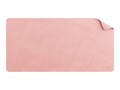 Mobile Pixels PU Leather Desk Mat, 31.5 x 15.75, Coral Pink, 115-1001P06                   , 41896284, Ergonomic Products