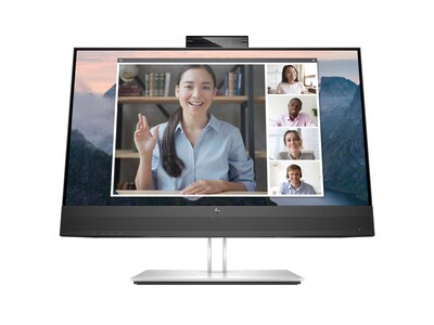 HP 23.8 E24mv G4 Full HD LED-LCD Monitor with Webcam, 169L0AA#ABA, 41310350, Monitors
