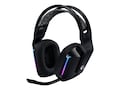 Logitech G733 LIGHTSPEED Wireless RGB Gaming Headset - Black, 981-000863, 41161826, Headsets (w/ microphone)