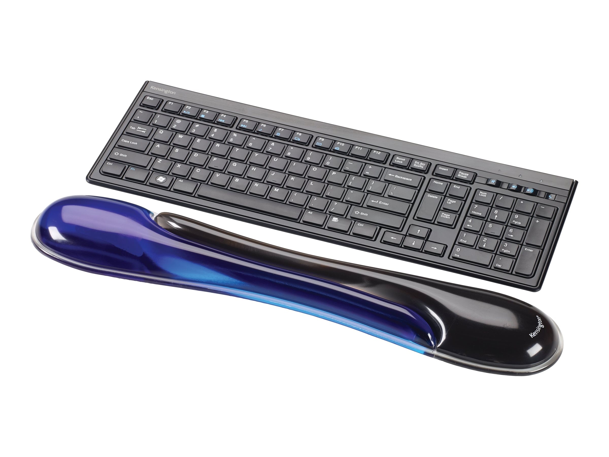 kensington duo gel wave keyboard wrist rest