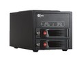 CRU RTX220-3QJ 2-Bay JBOD Tray-Free USB 3.0 eSATA FireWire 800 Enclosure, 35220-3130-0000, 16586229, Hard Drive Enclosures - Multiple