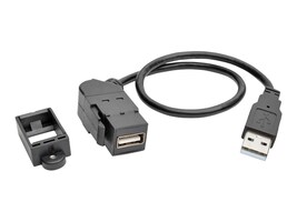 Tripp Lite U024-001-KPA-BK Main Image from Left-angle