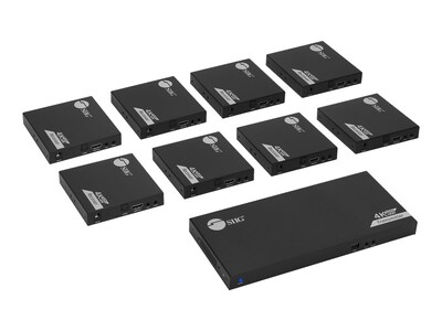 Siig 1X8 HDMI SPLITTER EXTENDER W L, CE-H27B11-S1, 41496624, Network Switches
