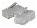 C2G RJ-45 8x8 Modular Plug for Flat Stranded Cable, 10 Pack, 01931, 9781958, Cable Accessories