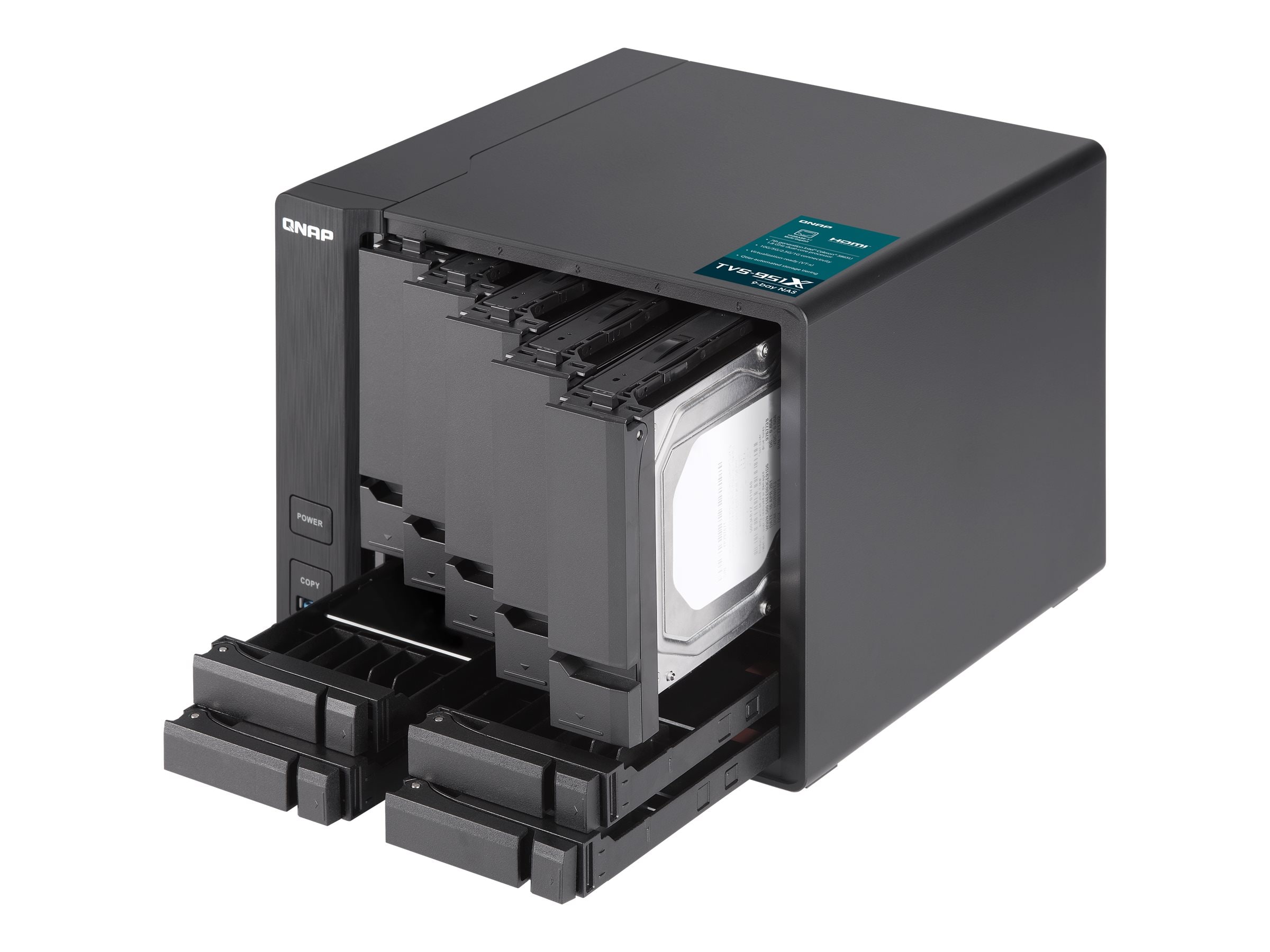 QNAP TVS-951X NAS - Thumbnail 3