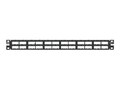 Panduit 48PORT BLK MOD HIGH DENSITY   , CPP48HDEWBL, 41675107, Patch Panels