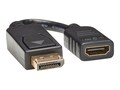 Tripp Lite DisplayPort to HDMI Adapter Cable, 6in, P136-000, 9475627, Adapters & Port Converters
