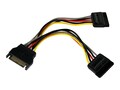 StarTech.com SATA Power Y M F Splitter Cable Adapter, PYO2SATA, 10628205, Adapters & Port Converters