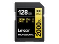 Lexar LEXAR PRO SDXC,2000X 128GB,C10, LSD2000128G-BNNNU             , 41889615, Memory - Flash