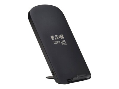 Tripp Lite 15W Qi Compatible Wireless Fast Charging Travel Stand - Black, U280-Q01TST-BK                , 41935994, Battery Chargers