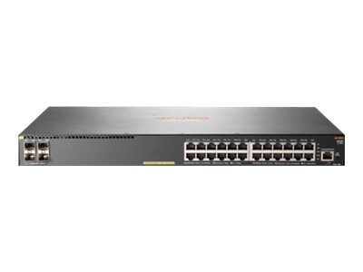 HPE 2930F 1U RM L3 Managed Switch ARM Cortex-A9 1.0GHz 1GB RAM 4GB Flash 24xGbE PoE+ 4x10GbE 1xPSU (US), JL255A#ABA, 32141895, Network Switches