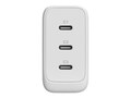 Kensington 70W 3-Port USB-C GaN Power Adapter, White, K38101NA                      , 42124014, Charging Stations
