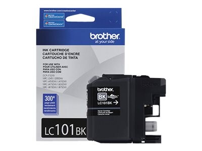 Brother Black Innobella Standard Yield Ink Cartridge for MFC-J285DW, MFC-J470DW & MFC-J870DW, LC101BK, 15920820, Ink Cartridges & Ink Refill Kits - OEM