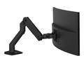 Ergotron HX Desk Heavy Monitor Arm Mount, Matte Black, 45-475-224, 41205288, Stands & Mounts - Desktop Monitors