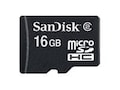 SanDisk 16GB MicroSDHC Flash Memory Card with Adapter, SDSDQ-016G-A46A, 15912230, Memory - Flash