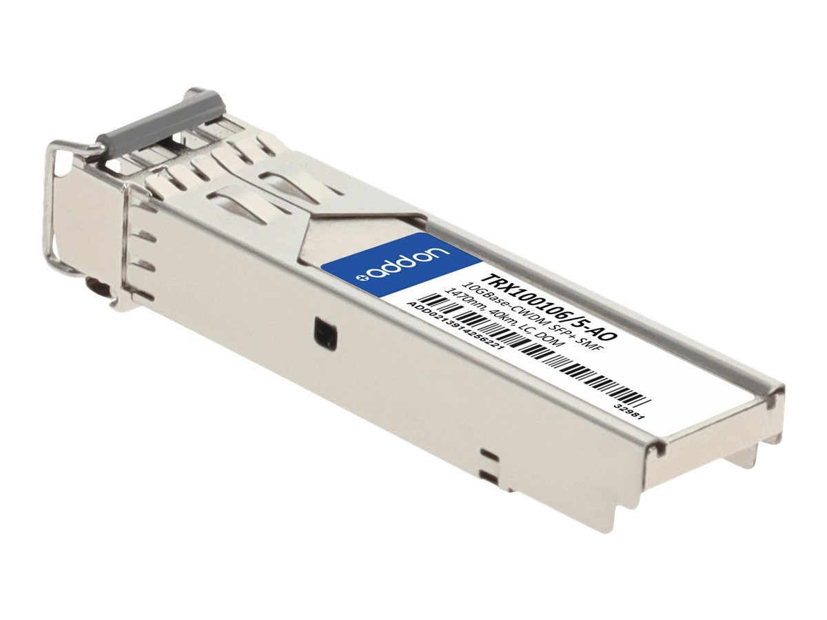 AddOn 10GBase-CWDM SFP+ 1470nm 40km LC SM Transceiver (Infinera