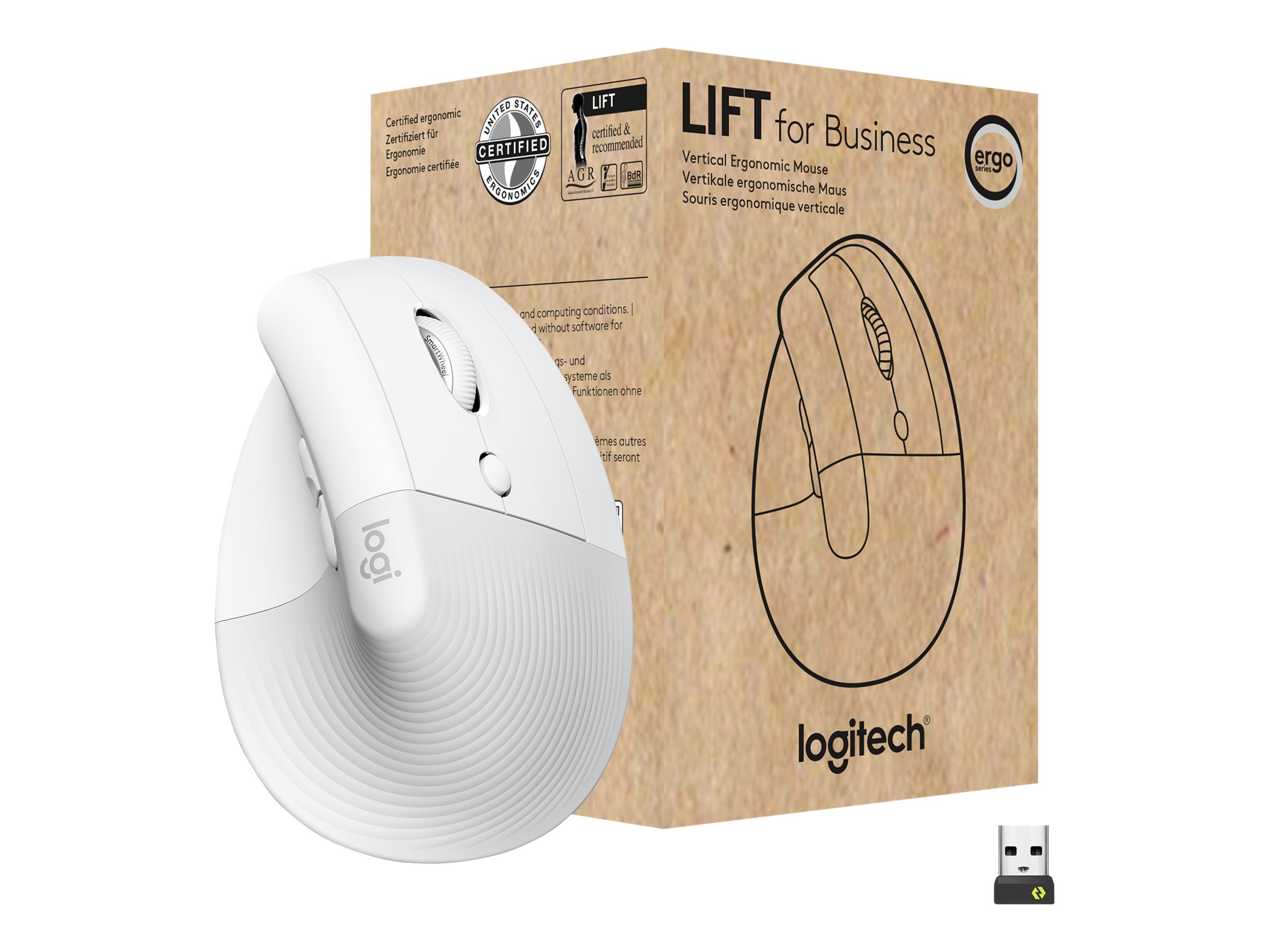 Logitech Lift for Business, Off-White (910-006493)