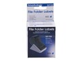 Seiko Blue File Folder Labels 9 16 x 3-7 16, SLP-FLB, 39879, Paper, Labels & Other Print Media