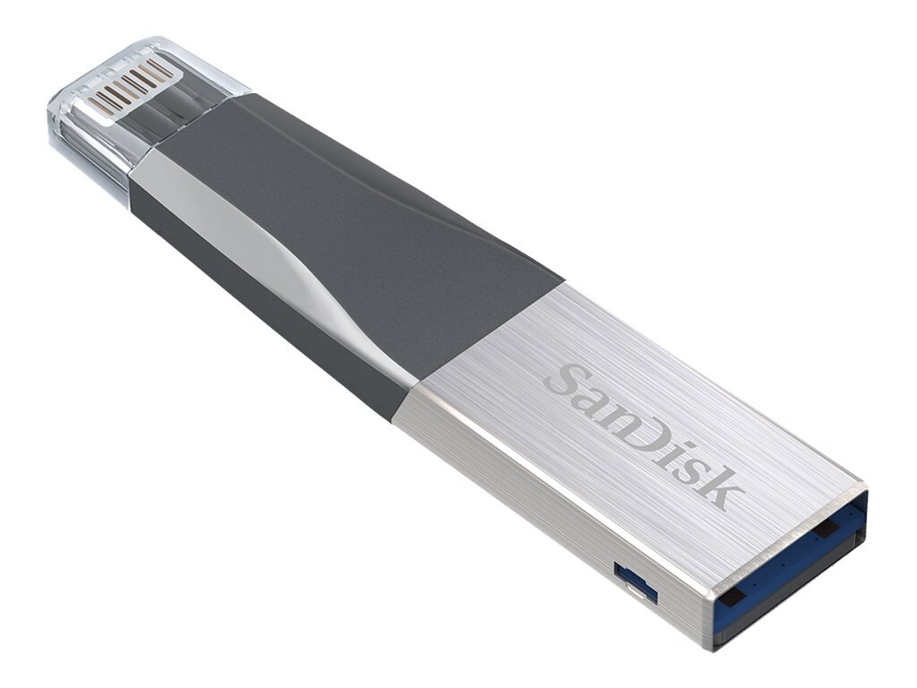 SanDisk 32GB iXpand Mini USB 3.0 Lightning Flash Drive SDIX40N-032G per iPhone 