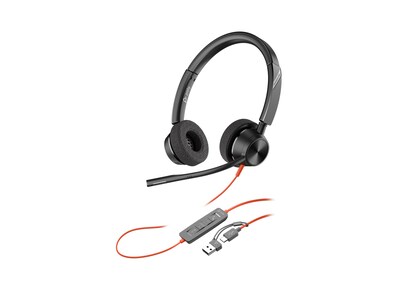 HP Poly Blackwire 3320 Stereo USB-C Headset w USB-C A Adapter, 8X219AA, 41758740, Headsets (w/ microphone) HP Poly Blackwire 3320 Stereo USB-C Headset w USB-C A Adapter, 8X219AA, 41758740, Headsets (w/ microphone)