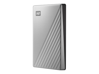 Western Digital 2TB WD My Passport Ultra for Mac USB-C Portable Hard Drive - Silver, WDBKYJ0020BSL-WESN, 36139688, Hard Drives - External