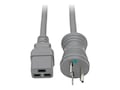 Tripp Lite 250V Hospital-Grade Power Cord, 6-15P TO C19, 6FT, P033-006-GY-HG, 36695545, Power Cords Tripp Lite 250V Hospital-Grade Power Cord, 6-15P TO C19, 6FT, P033-006-GY-HG, 36695545, Power Cords