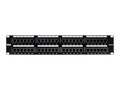 TRENDnet 48-Port CAT 5e RJ-45 UTP 19in Rack Mount Patch Panel, TC-P48C5E, 5246771, Patch Panels