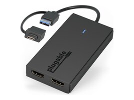 Plugable Technologies UGA-HDMI-2S Main Image from Left-angle