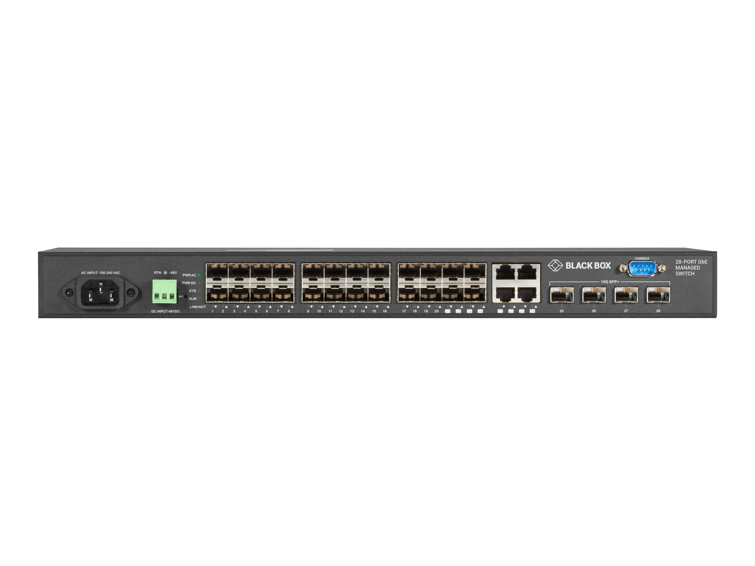 LGH008A, Hardened Gigabit Edge Switch, 8-Port - Black Box