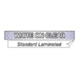 Brother 0.47 x 26.2' TZe135 White on Clear Tape for P-Touch 8m, TZE135G                       , 41958570, Paper, Labels & Other Print Media