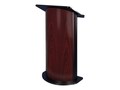 AmpliVox Curved Color Panel Lectern, Jewel Mahogany, SN3135, 31970173, Furniture - Miscellaneous