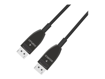 4Xem DisplayPort 1.4 M M 4K Cable, Black, 30m, 4XFIBERDPAOC30M, 37977544, Cables