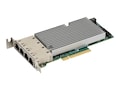 Supermicro STD LP 4-port 10GBase-T Intel XL710 and X557, AOC-STG-I4T-O, 32480264, Network Adapters & NICs