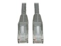 Tripp Lite Premium Cat6 24AWG 550MHz Gigabit Snagless Molded UTP Patch Cable, Gray, 35ft, N201-035-GY, 34506149, Cables