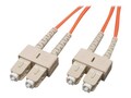 Tripp Lite SC-SC 62.5 125 OM1 Multimode Duplex Fiber Cable, Orange, 15m, N306-15M, 41054525, Cables