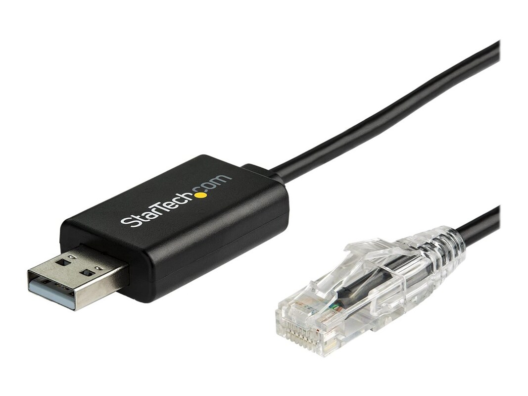 StarTech.com 460Kbps USB to RJ45 Console Cable, 6ft (ICUSBROLLOVR)