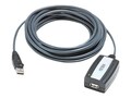Aten USB 2.0 Extender Cable Type A Male to Female, 16ft, UE250, 5573490, Cables