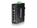 TRENDnet 5-Port Hardened Industrial Gigabit DIN-Rail Switch w 3Yrs Limited, TI-G50, 30719198, Network Switches