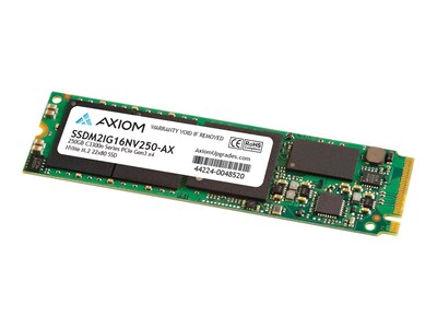 Axiom 250GB C3300n Series PCIe Gen3 x4 NVMe 3D NAND M.2 2280 Internal Solid State Drive, SSDM2IG16NV250-AX, 41525351, Solid State Drives - Internal Axiom 250GB C3300n Series PCIe Gen3 x4 NVMe 3D NAND M.2 2280 Internal Solid State Drive, SSDM2IG16NV250-AX, 41525351, Solid State Drives - Internal
