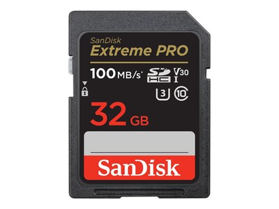 SanDisk 32GB Extreme PRO UHS-I V30 SDHC Memory Card, Class 10, SDSDXXO-032G-ANCIN, 41539895, Memory - Flash SanDisk 32GB Extreme PRO UHS-I V30 SDHC Memory Card, Class 10, SDSDXXO-032G-ANCIN, 41539895, Memory - Flash
