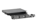 Panduit Connector Accessories 3POS Black, FRME1U, 12646845, Rack Mount Accessories