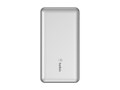 Belkin 15W 10K mAh 3-port 2xUSB-A 1xUSB-C Power Bank Portable Charger w  USB-A to USB-C Cable - Silver , BPB011BTSL                    , 41805367, Battery Chargers
