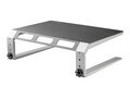StarTech.com Steel and Aluminum Height Adjustable Monitor Riser Stand, MONSTND, 37485241, Stands & Mounts - Desktop Monitors