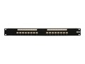 Tripp Lite 16-Port Fiber Patch Panel 62.5 125 or 50 125 LC LC 1URM, N490-016-LCLC, 7337301, Patch Panels