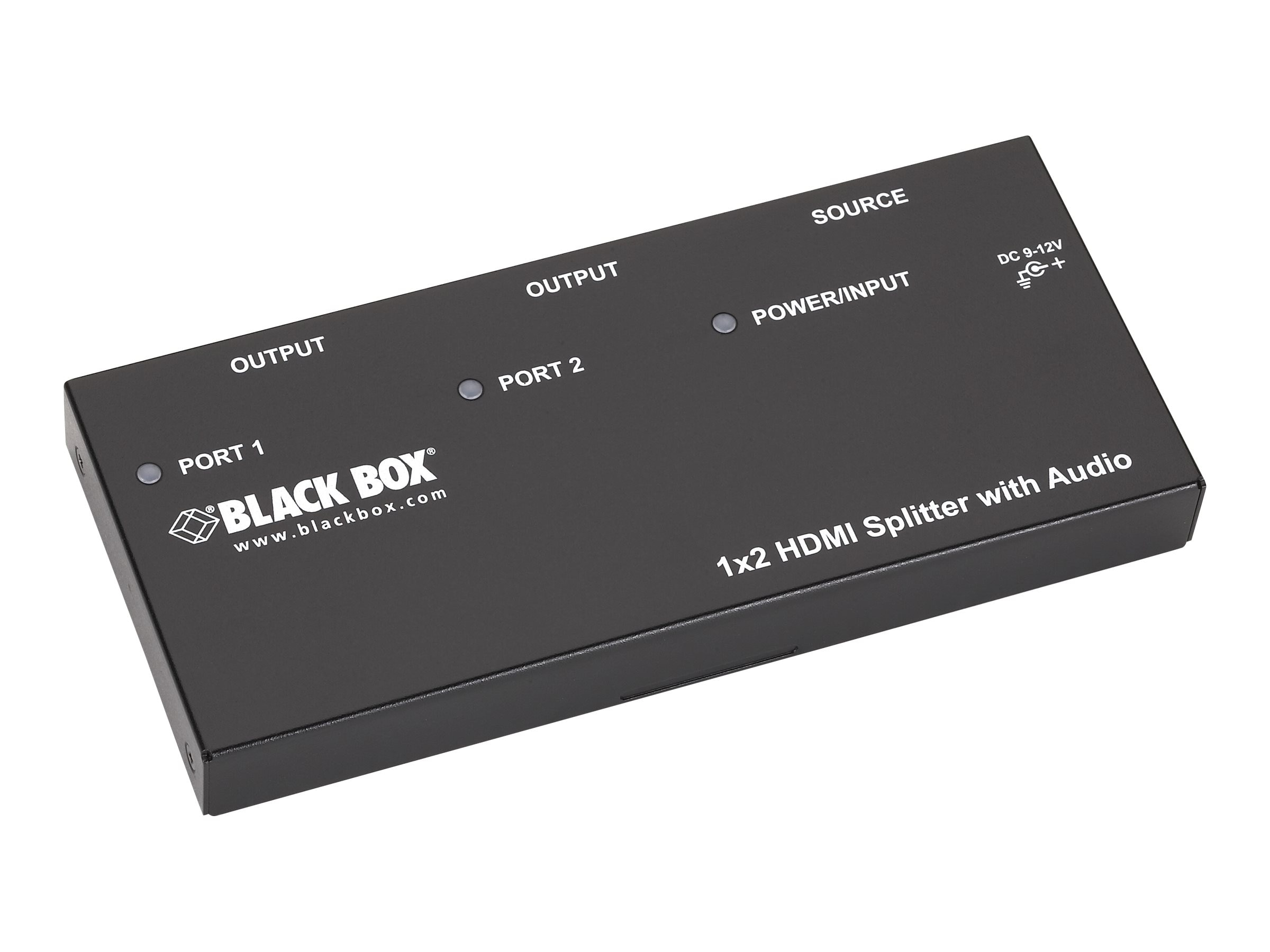 Black Box 1 x 2 HDMI Splitter with Audio (AVSP-HDMI1X2)