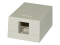 Signamax 1-PORT SURFACE MOUNT BOX WHITE, SMKL-1-WH                     , 42148686, Premise Wiring Equipment