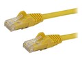 StarTech.com CAT6 Snagless Gigabit Wire 100W PoE 650 MHz Ethernet Patch Cable, Yellow, 14ft, N6PATCH14YL, 34076521, Cables